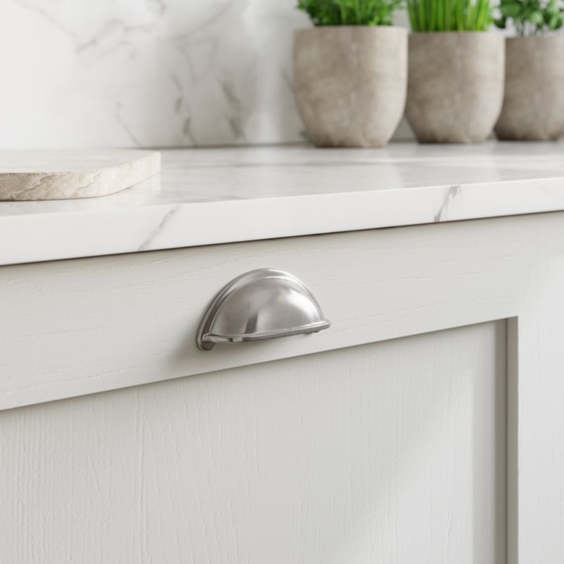 Uchwyt meblowy GoodHome Chervil muszla 94 mm chrom