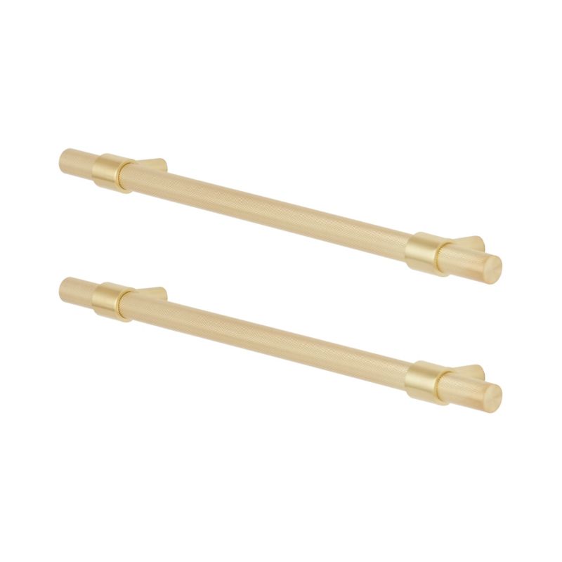 Uchwyt meblowy GoodHome Dukkah 257 mm mosiądz szczotkowany 2 szt.