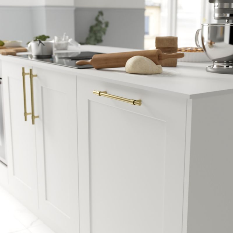 Uchwyt meblowy GoodHome Dukkah 257 mm mosiądz szczotkowany 2 szt.