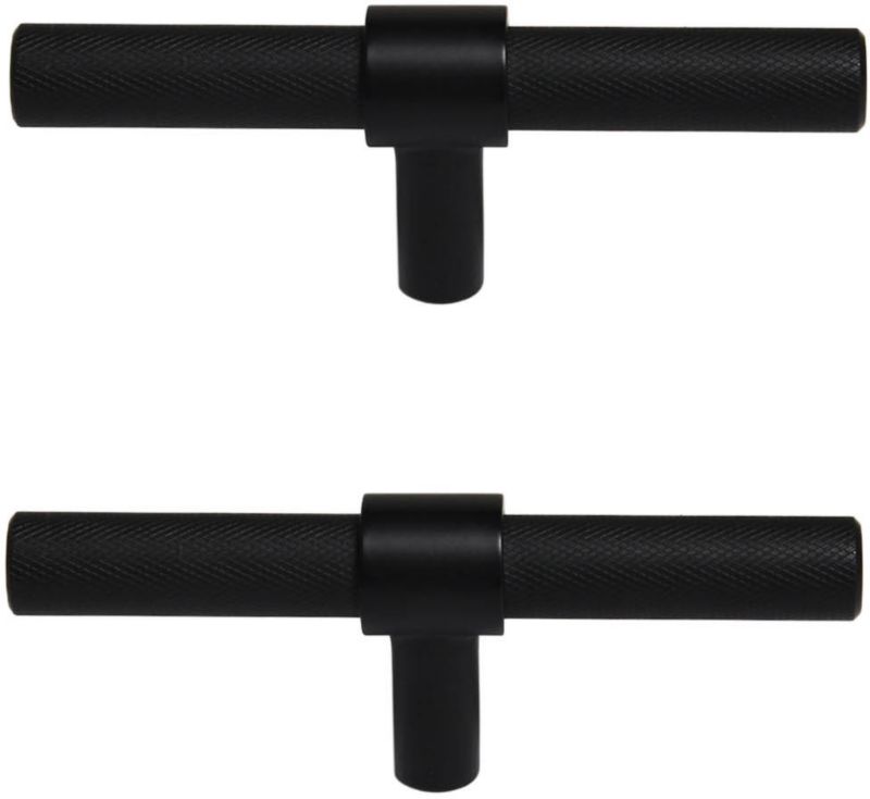 Uchwyt meblowy GoodHome Dukkah T 95 mm czarny