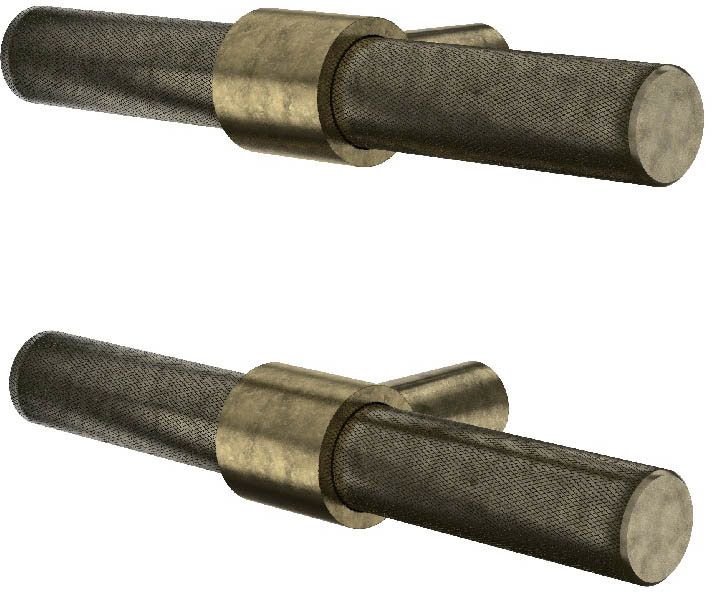 Uchwyt meblowy GoodHome Dukkah T 95 mm mosiądz antyczny