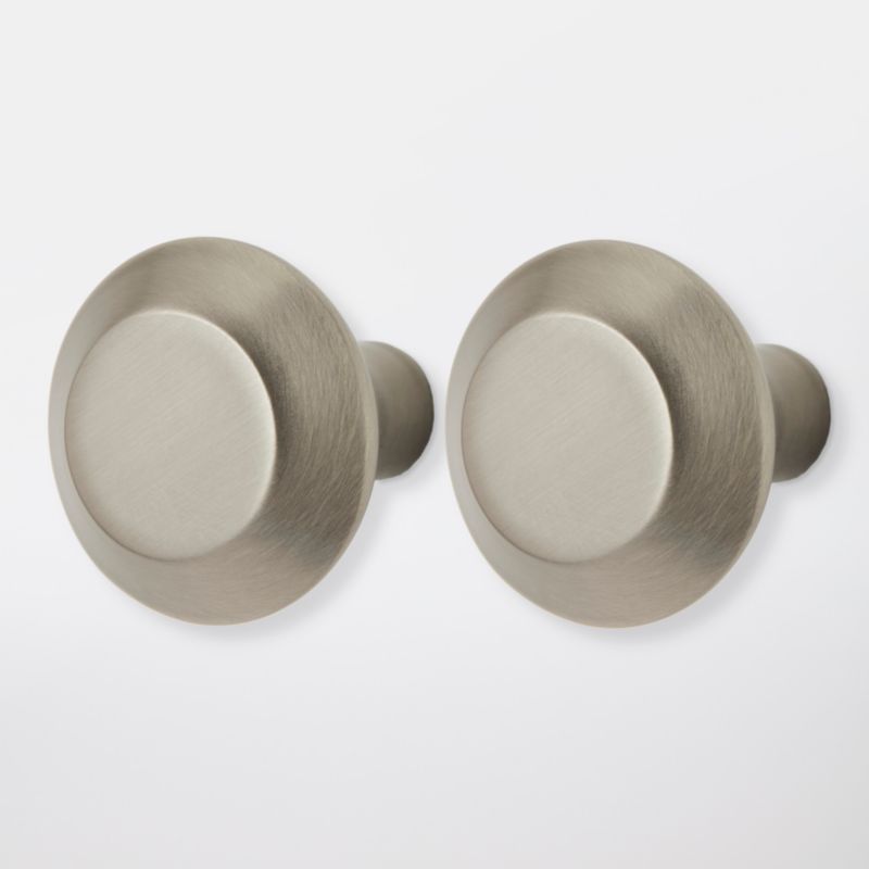 Uchwyt meblowy GoodHome Nutmeg nikiel szczotkowany 2 szt.