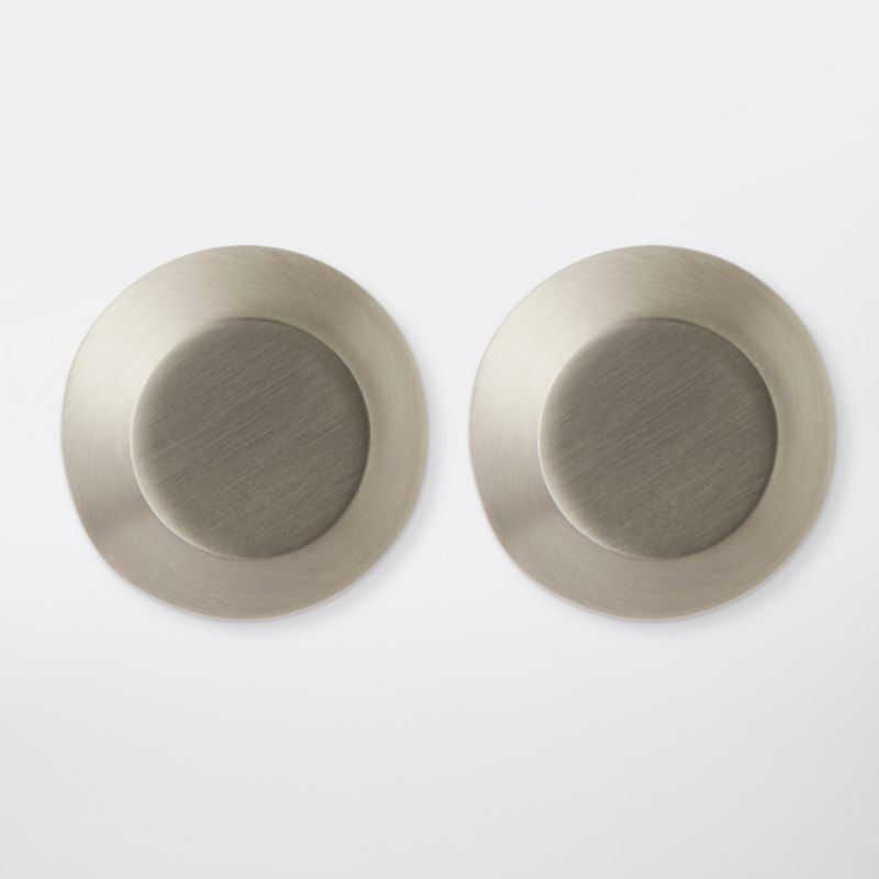 Uchwyt meblowy GoodHome Nutmeg nikiel szczotkowany 2 szt.