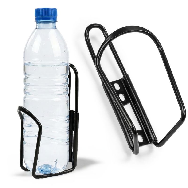 Uchwyt na bidon Be-active.pl koszyk rowerowy na butelkę metalowy 1 szt.