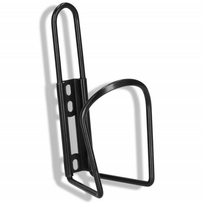 Uchwyt na bidon do roweru Springos aluminiowy koszyk rowerowy na napój biały 1 szt.