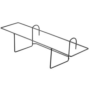 Uchwyt Na Skrzynkę Balkonową KADAX Wieszak metalowy Skrzynki Doniczki 60cm Czarny