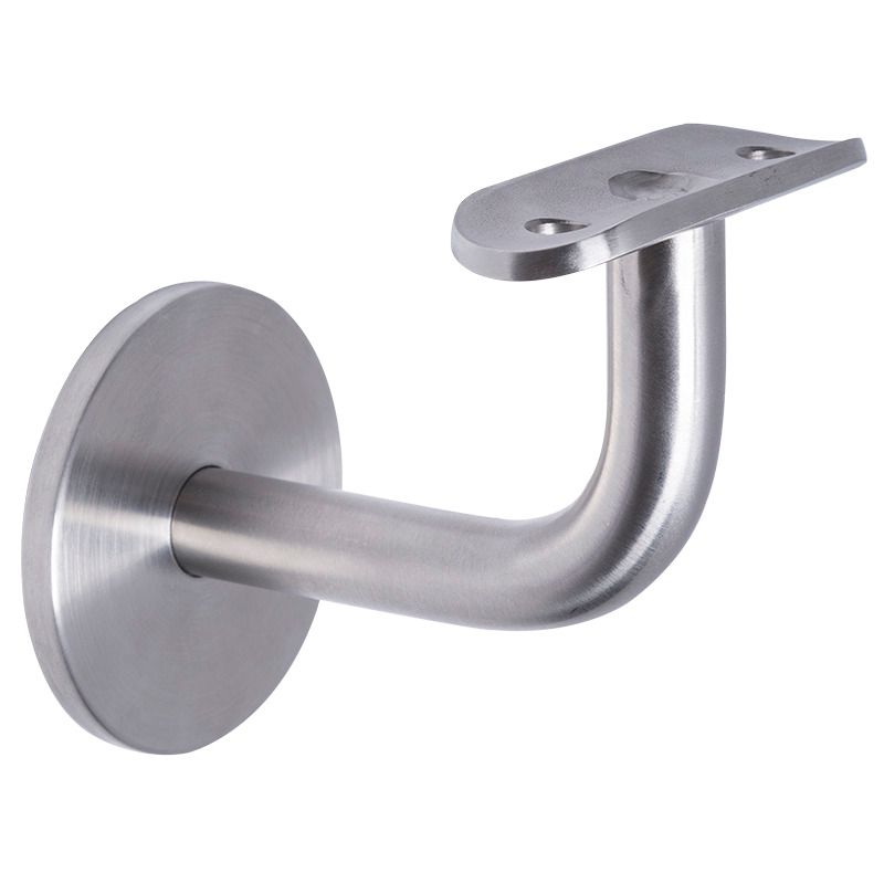 Uchwyt poręczy PINOX ścienny do rury 42,4 mm - stal nierdzewna fi 60x14 mm (Połysk) 1 szt.