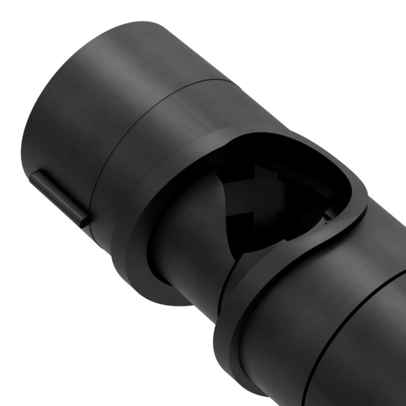 Uchwyt prysznicowy do szyny GoodHome śr. 18-25 mm czarny