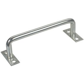 Uchwyt uniwersalny 160 x 12 mm ocynkowany biały