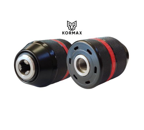 Uchwyt wiertarski  samozaciskowy Kormax 2-13mm 1/2"-20UNF metalowy (J1513BK) - 1szt.