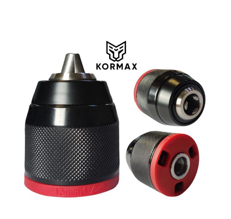 Uchwyt wiertarski samozaciskowy Kormax 2-13mm 1/2"-20UNF metalowy (UW1213) - 1szt.