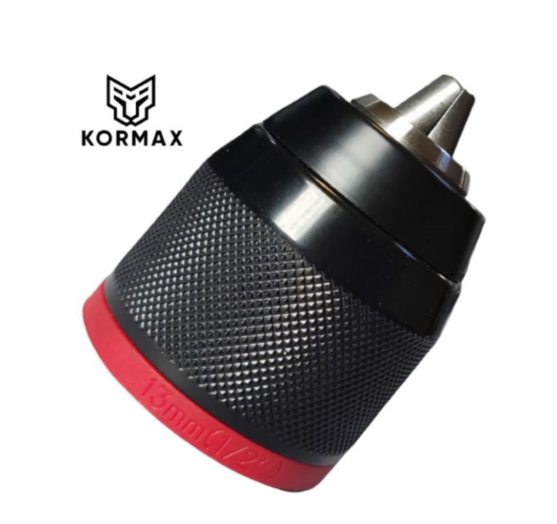 Uchwyt wiertarski samozaciskowy Kormax 2-13mm 1/2"-20UNF metalowy (UW1213) - 1szt.