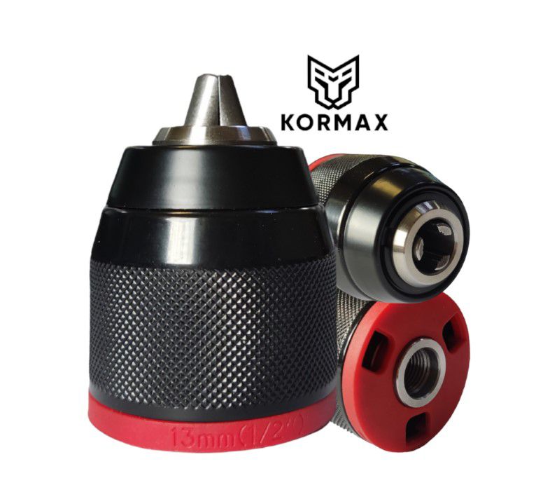 Uchwyt wiertarski samozaciskowy Kormax 2-13mm 1/2"-20UNF metalowy (UW1213) - 1szt.