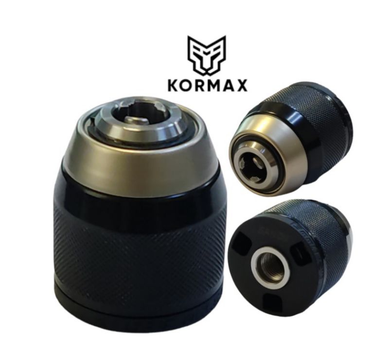 Uchwyt wiertarski samozaciskowy Kormax 2-13mm 1/2"-20UNF metalowy (UW1213S) - 1szt.
