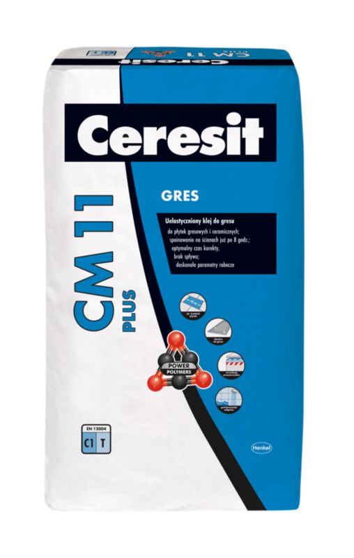 Uelastyczniony klej do gresu Ceresit CM11 Plus 22,5 kg