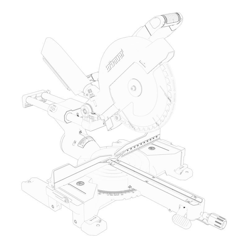 Ukośnica z posuwem Erbauer G2 1800 W 305 mm