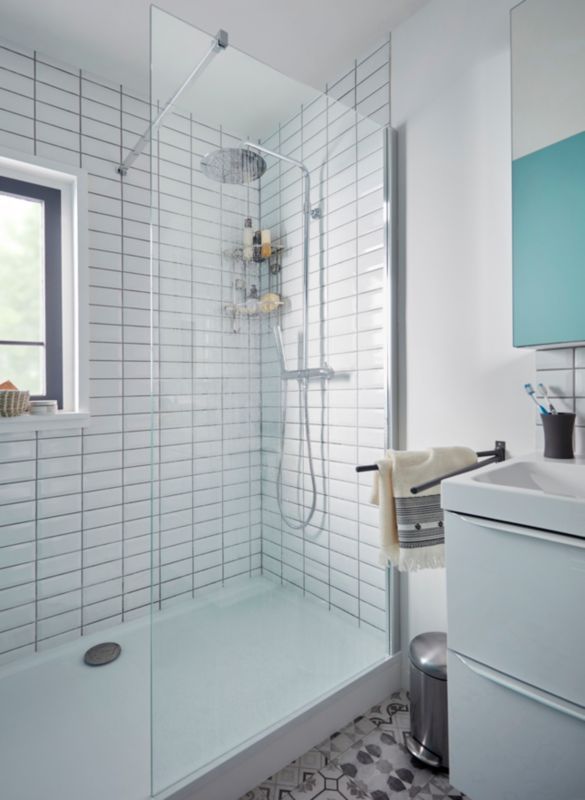 Umywalka ceramiczna GoodHome Nira 100 x 45,5 x 12,4 cm z syfonem