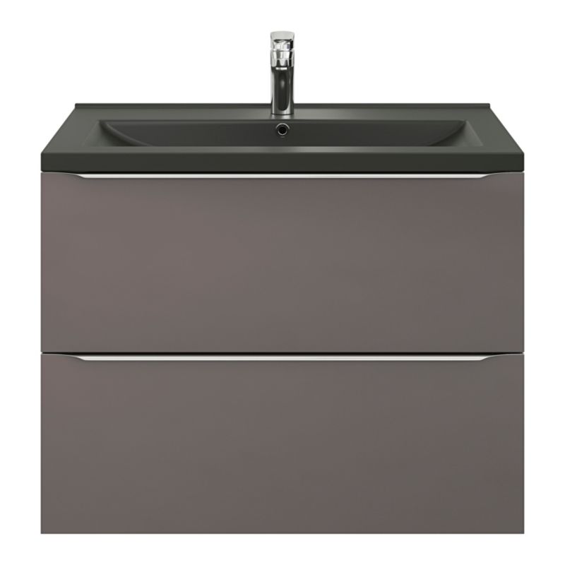 Umywalka ceramiczna GoodHome Nira 81 x 46 x 12,4 cm czarna