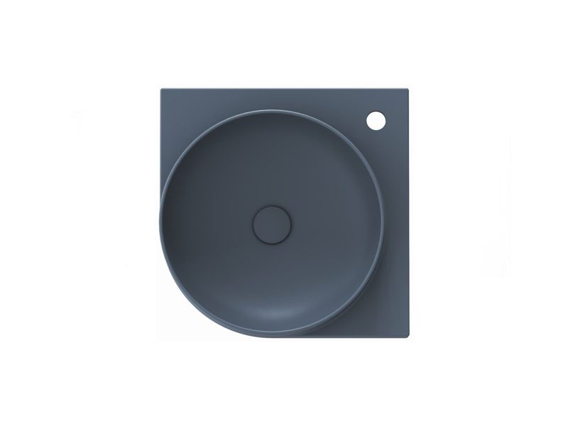 Umywalka ceramiczna Ravak cienkościenna Yard 450 C z otworem Deepsea Blue 1szt