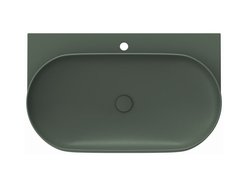 Umywalka ceramiczna Ravak cienkościenna Yard 800 z otworem Grey Green 1szt.