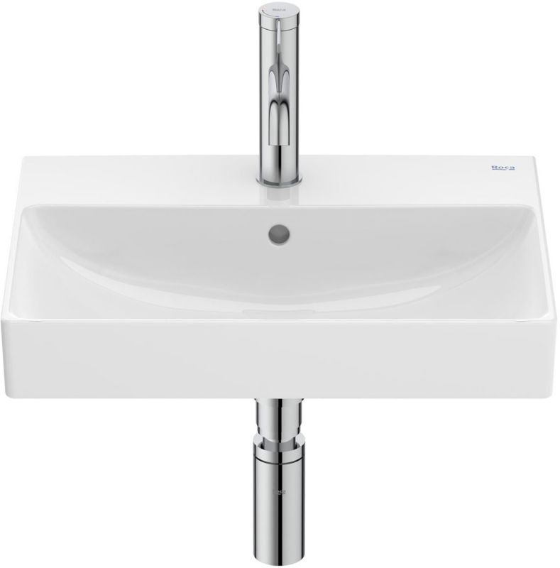 Umywalka ścienna Roca Ona prostokątna 50x36 cm biała z przelewem 1 szt.