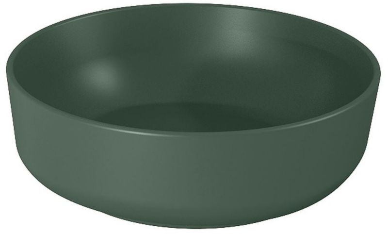 Umywalka Elita Lorca 41,5x41,5 cm okrągła nablatowa ceramiczna forest green mat 1 szt.