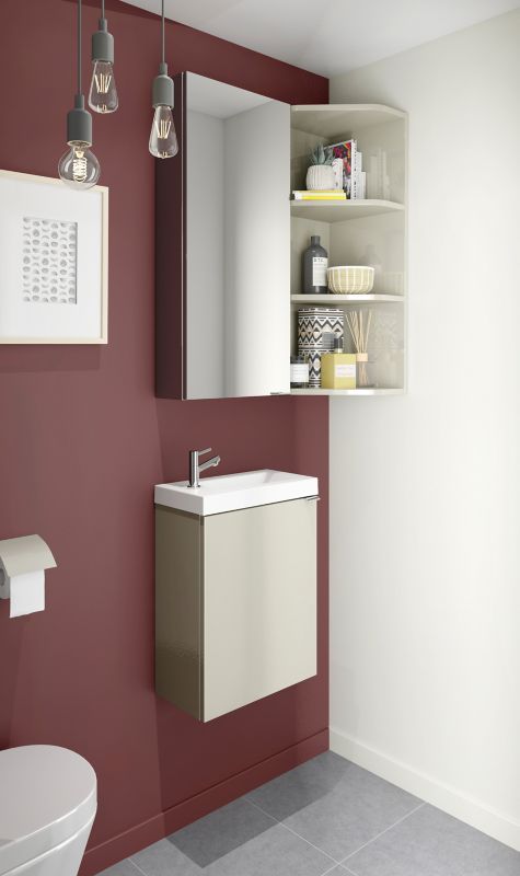 Umywalka konglomeratowa GoodHome Beni 44 cm