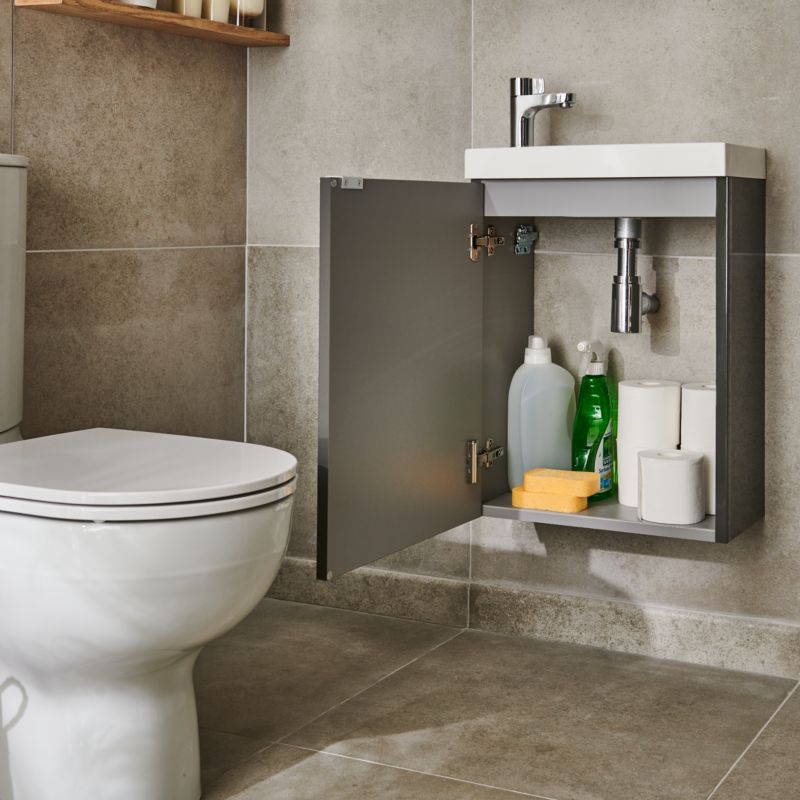 Umywalka konglomeratowa GoodHome Beni 44 cm