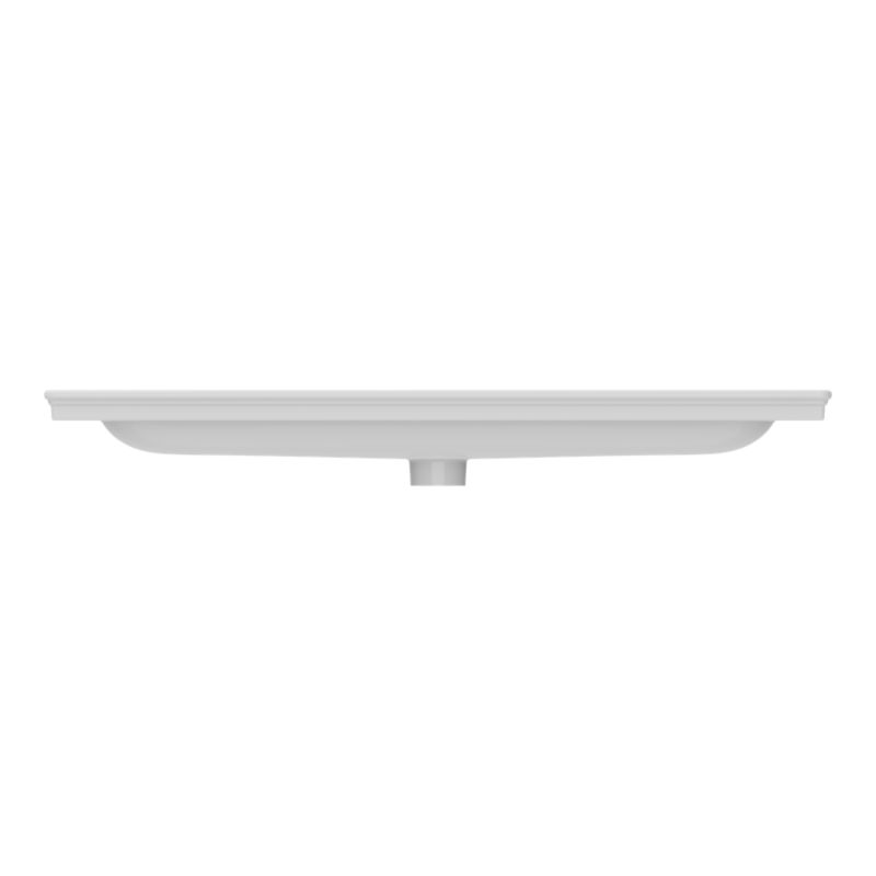 Umywalka konglomeratowa GoodHome Endell 100 cm z syfonem