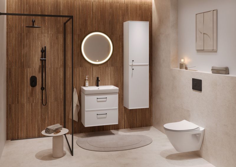 Umywalka meblowa ceramiczna Cersanit Mille Slim 60 cm
