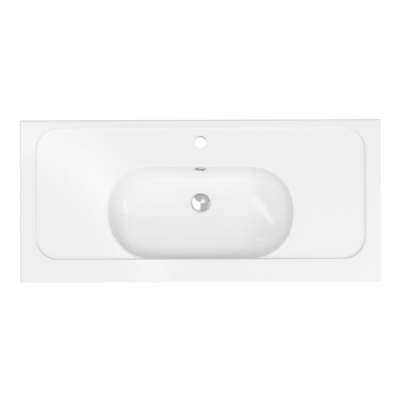 Umywalka meblowa ceramiczna GoodHome Levanna 100 cm biała
