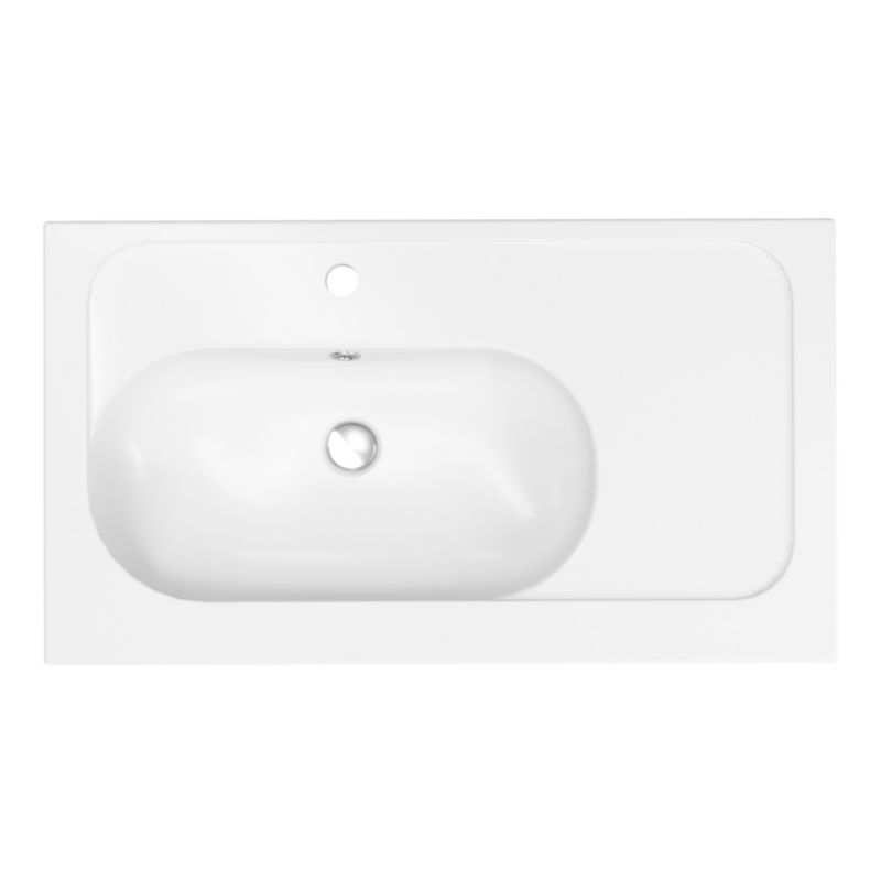 Umywalka meblowa ceramiczna GoodHome Levanna 80 cm biała