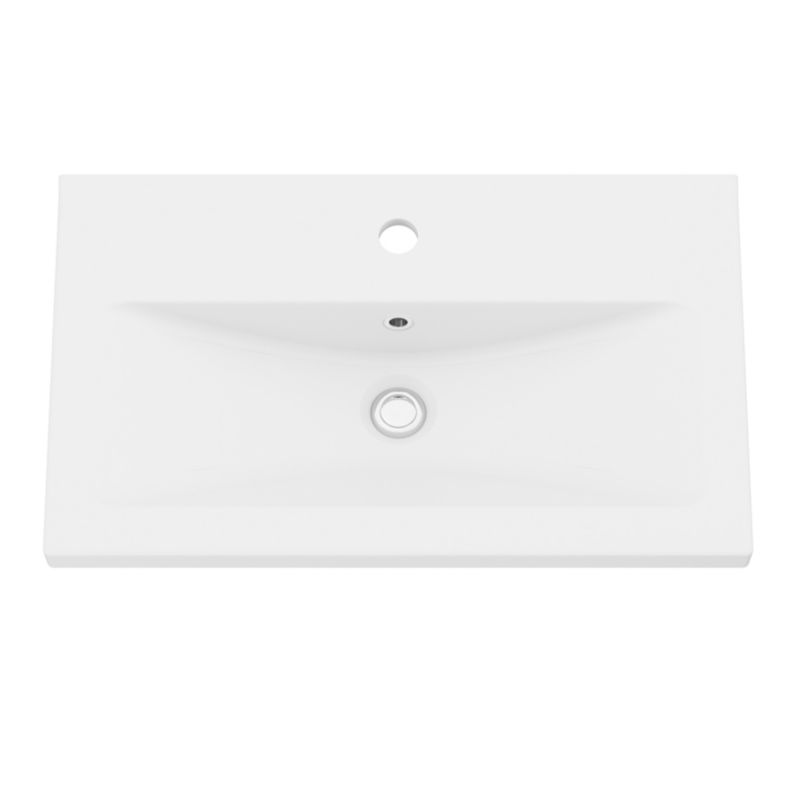 Umywalka meblowa ceramiczna GoodHome Nira slim 60,4 x 36,3 x 12,4 cm