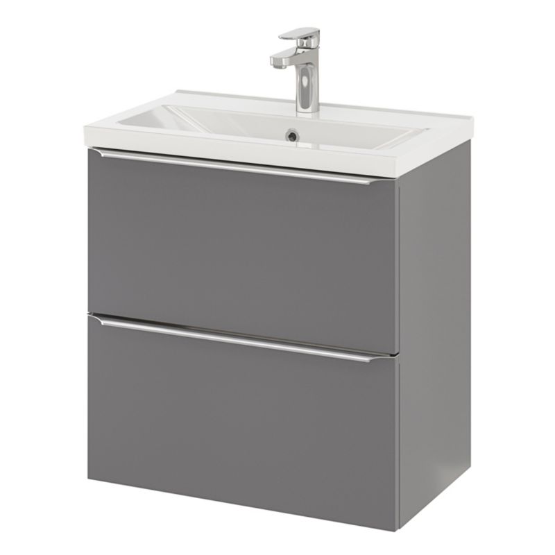 Umywalka meblowa ceramiczna GoodHome Nira slim 60,4 x 36,3 x 12,4 cm