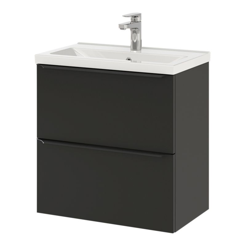 Umywalka meblowa ceramiczna GoodHome Nira slim 60,4 x 36,3 x 12,4 cm