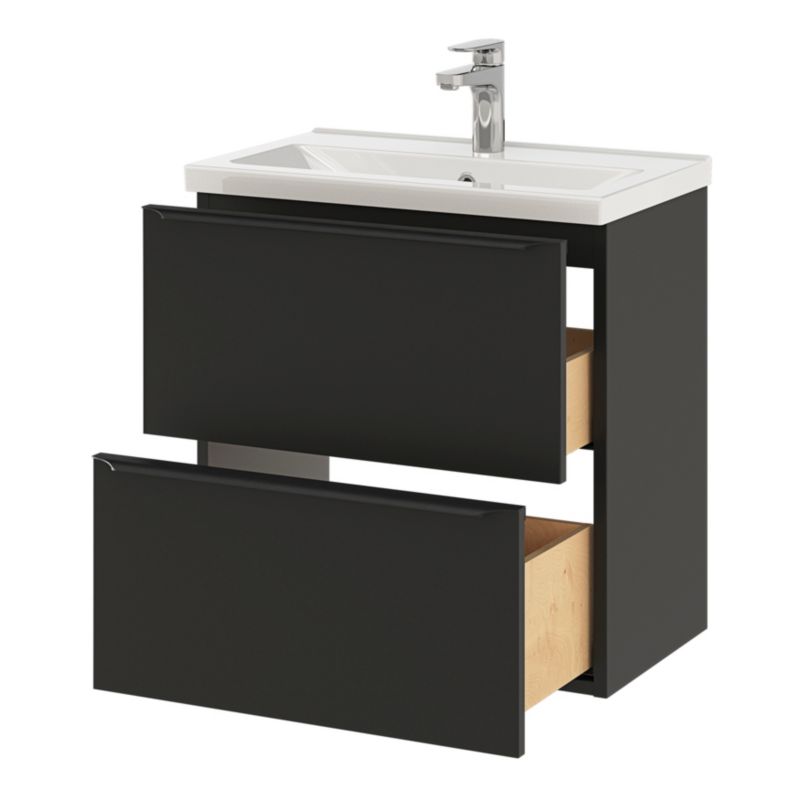 Umywalka meblowa ceramiczna GoodHome Nira slim 60,4 x 36,3 x 12,4 cm