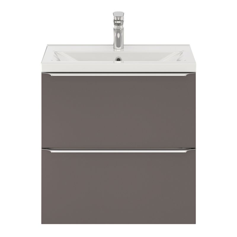 Umywalka meblowa ceramiczna GoodHome Nira slim 60,4 x 36,3 x 12,4 cm