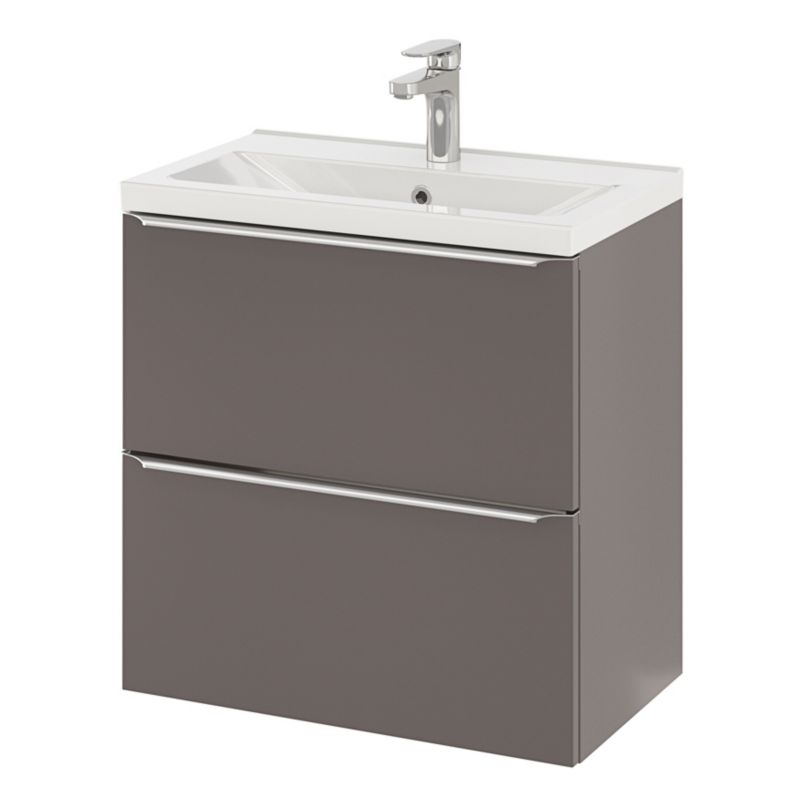 Umywalka meblowa ceramiczna GoodHome Nira slim 60,4 x 36,3 x 12,4 cm
