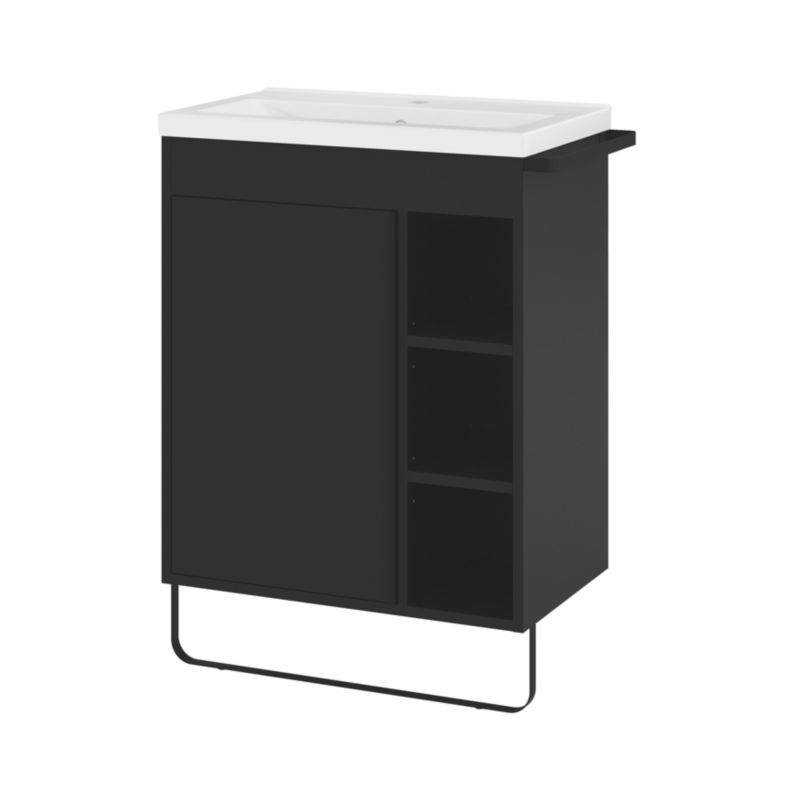 Umywalka meblowa ceramiczna GoodHome Nira slim 60,4 x 36,3 x 12,4 cm