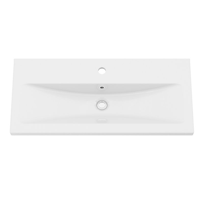 Umywalka meblowa ceramiczna GoodHome Nira slim 80,4 x 36,3 x 12,4 cm