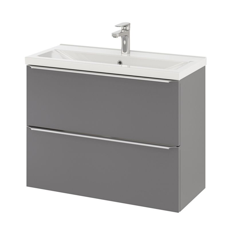 Umywalka meblowa ceramiczna GoodHome Nira slim 80,4 x 36,3 x 12,4 cm