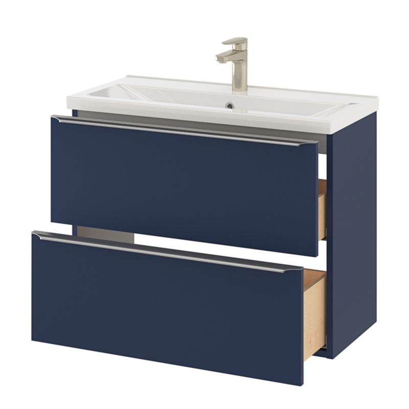 Umywalka meblowa ceramiczna GoodHome Nira slim 80,4 x 36,3 x 12,4 cm