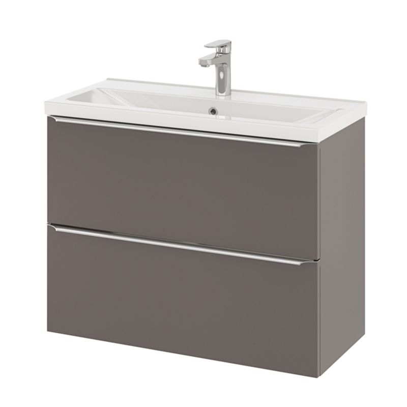 Umywalka meblowa ceramiczna GoodHome Nira slim 80,4 x 36,3 x 12,4 cm