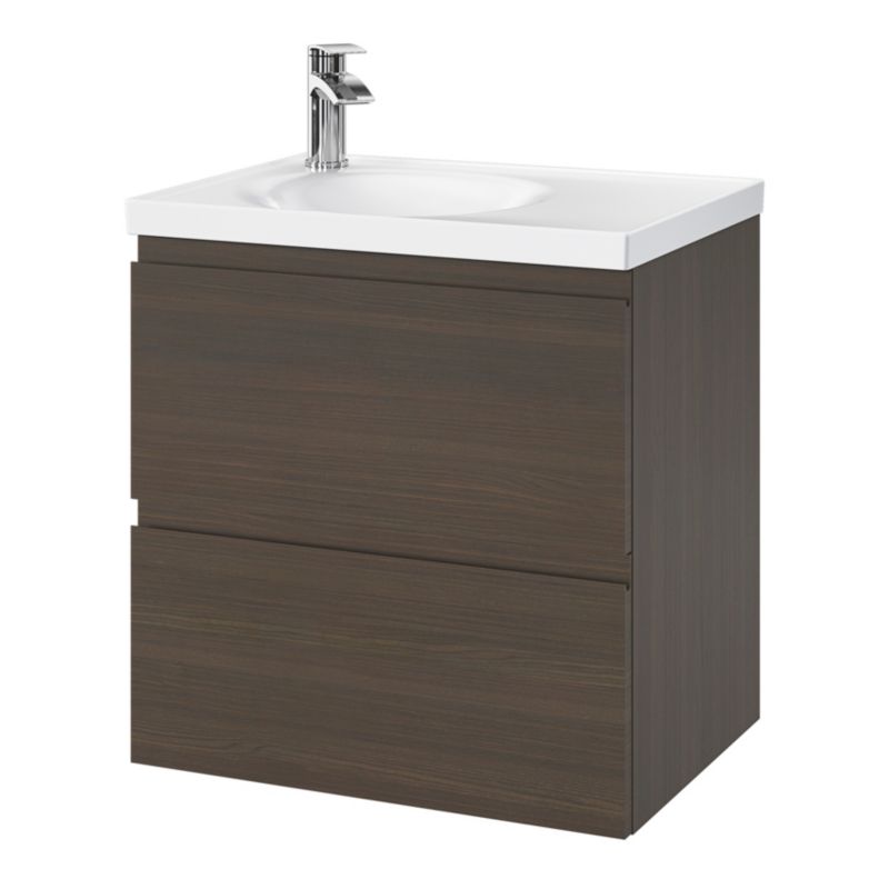 Umywalka meblowa GoodHome Kentia 120 cm biała