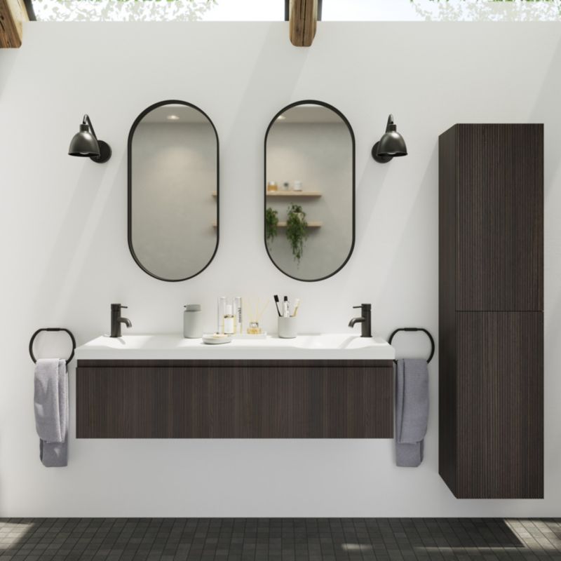 Umywalka meblowa GoodHome Kentia 120 cm biała