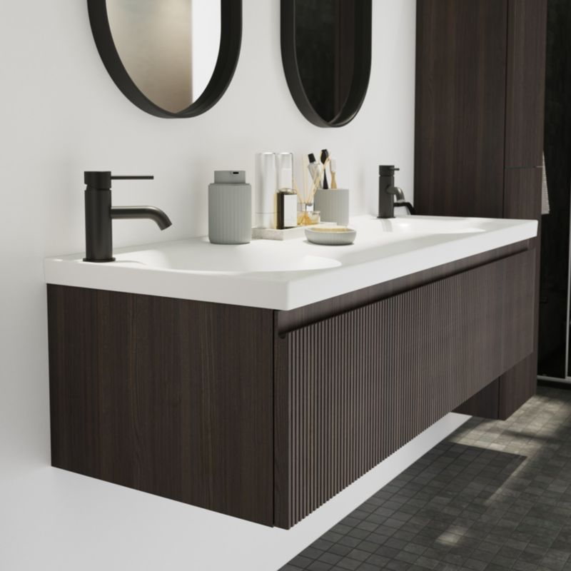 Umywalka meblowa GoodHome Kentia 120 cm biała