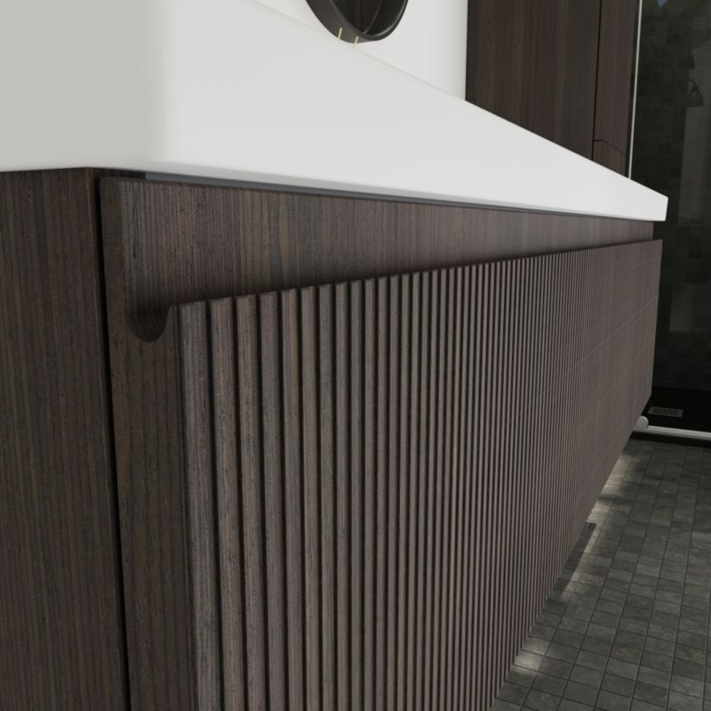 Umywalka meblowa GoodHome Kentia 120 cm biała