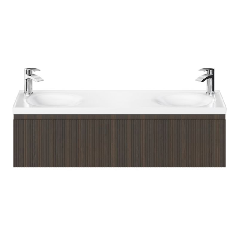 Umywalka meblowa GoodHome Kentia 120 cm biała