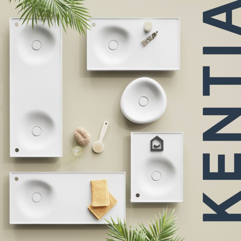 Umywalka meblowa GoodHome Kentia 120 cm biała