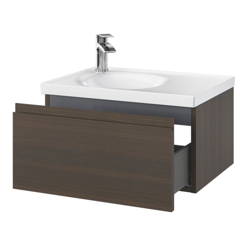 Umywalka meblowa GoodHome Kentia 60 cm biała